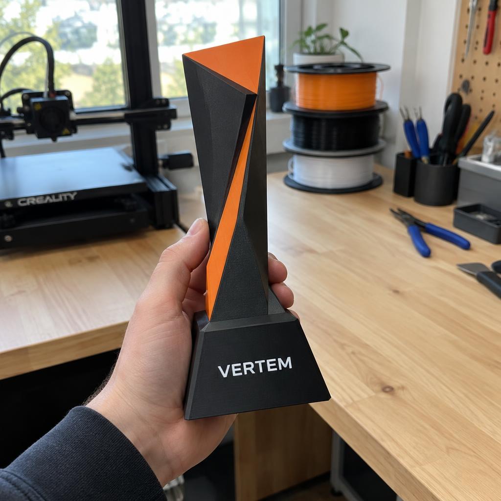 Troféu personalizado com a sua marca